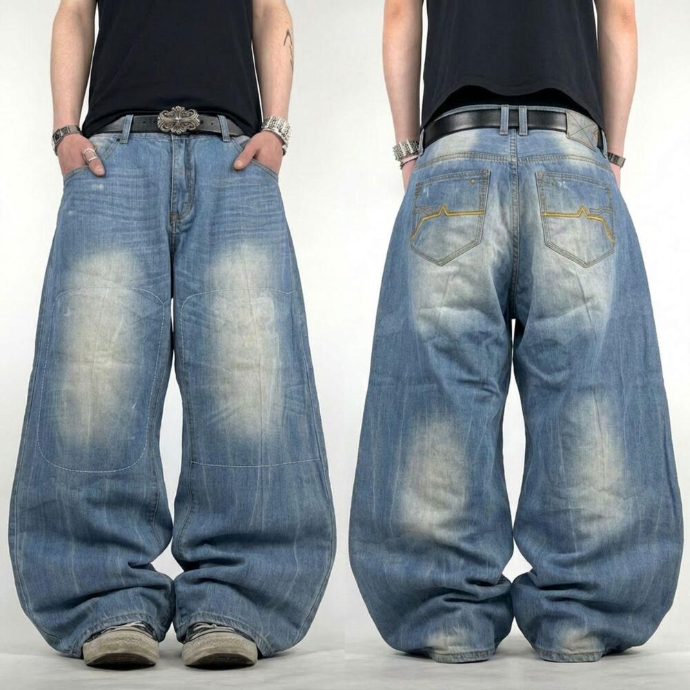 Vintage y2k faded stonewash grunge archive rocawear rare jeans